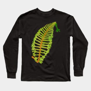 Rare wood fern - Dryopteris Long Sleeve T-Shirt